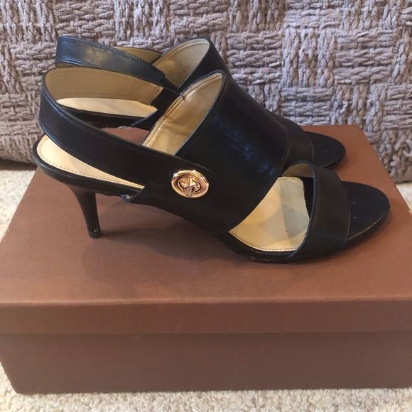 Leather calfskin sandals - Picture 1 of 6
